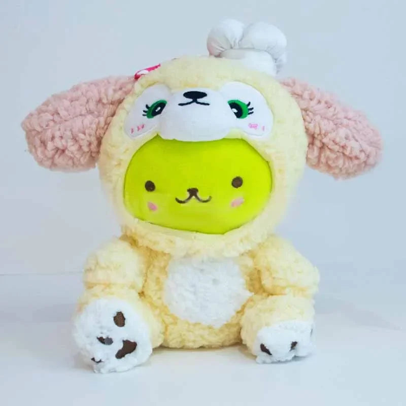 20cm Cute Plush Toys KT Cat Kuromi Cinnamoroll Dog Sanrio Child Plushies Stuffed Toy Stitch Pacha Dog Dolls Pillow birthday Gift
