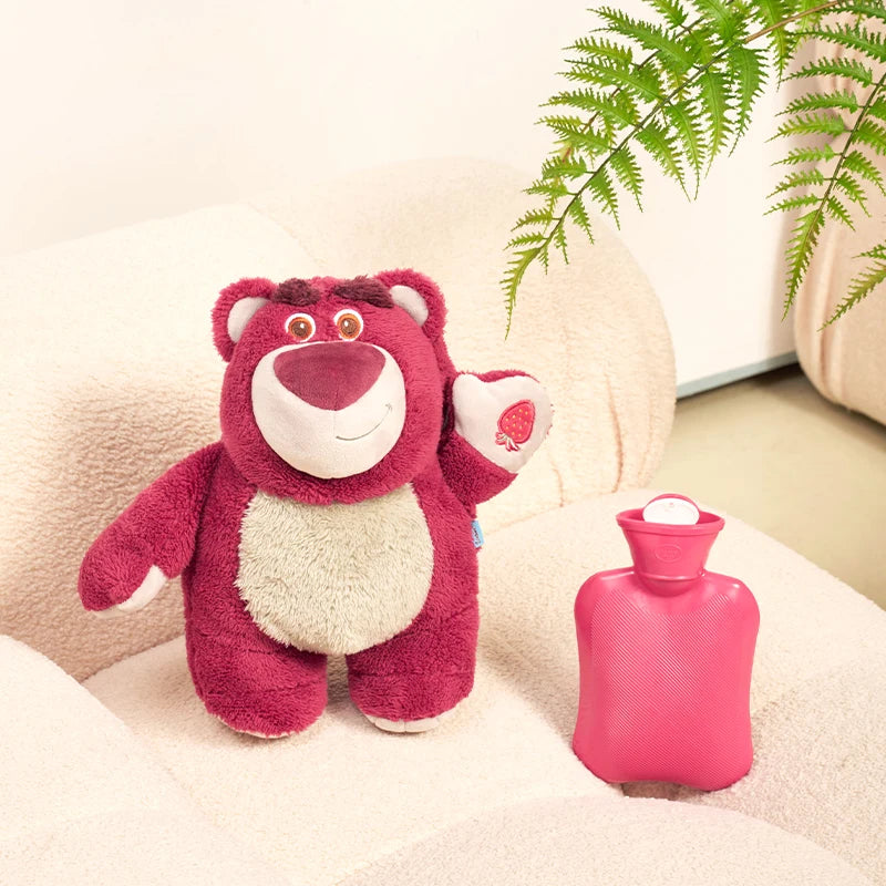 Turo Lilo Stitch Angel Lotso Plush Hand Warm Bag Hot Water Bottles Kawaii Soft Winter Portable Warm Hand Bag Toy Birthday Gifts
