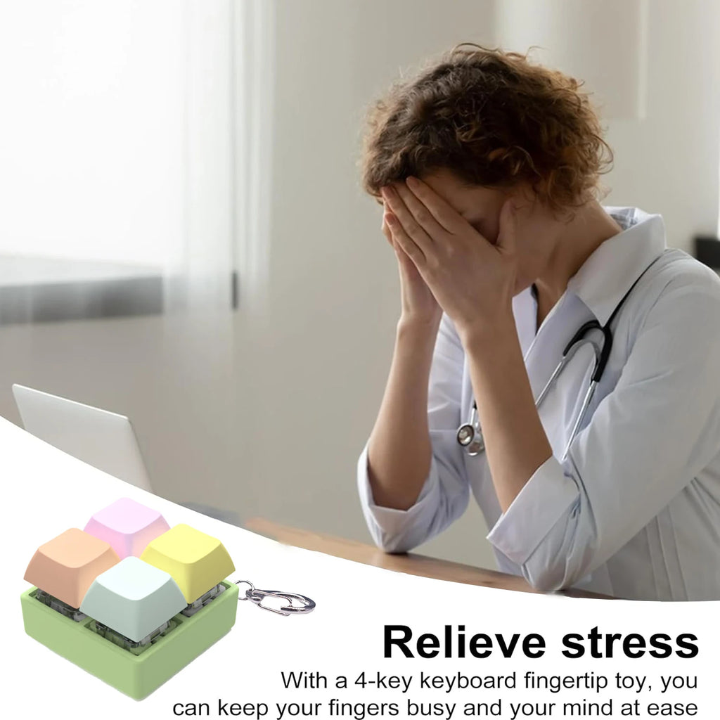 Decompression keyboar Stress Relieving Toys Release Stress Autism Anxiety Relieve Adult Kids Stress Relief Anti-Stress Fingertip