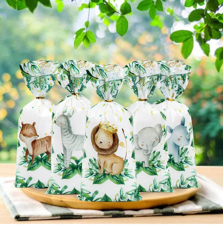 25/50/100pcs Unicorn Candy Bags Gift Packing Bags Birthday Party Decor Gift Bag for Guest Girl Birthday Supplies Baby Shower
