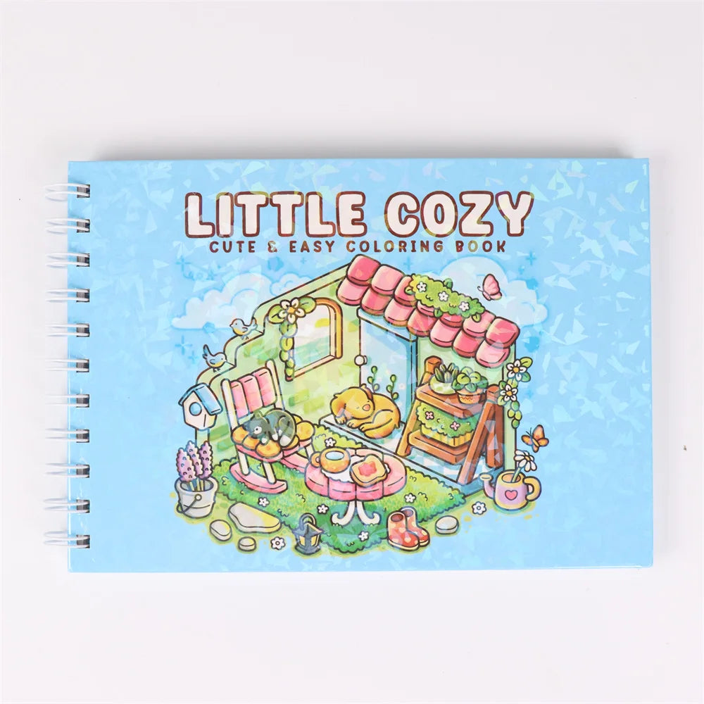 Bobbie Goods Coloring Book Cute and Cozy for Adults & Teens（Same style, different color cover）