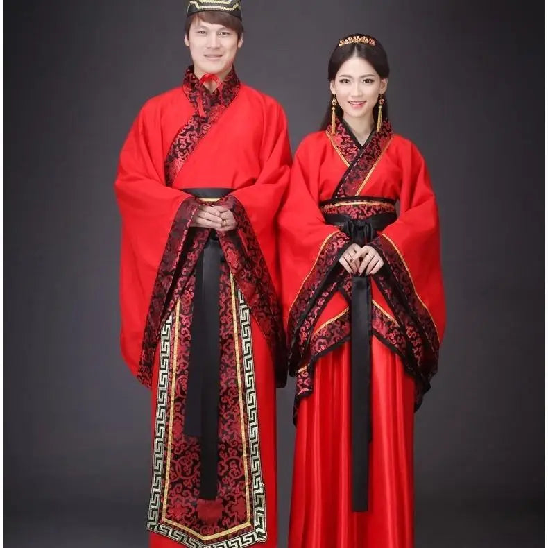 Long Sleeves Hanfu Long Dress Patchwork Ancient Style Chinese Traditional Costumes Performance Skirt Cheongsam Chinese Tang Suit