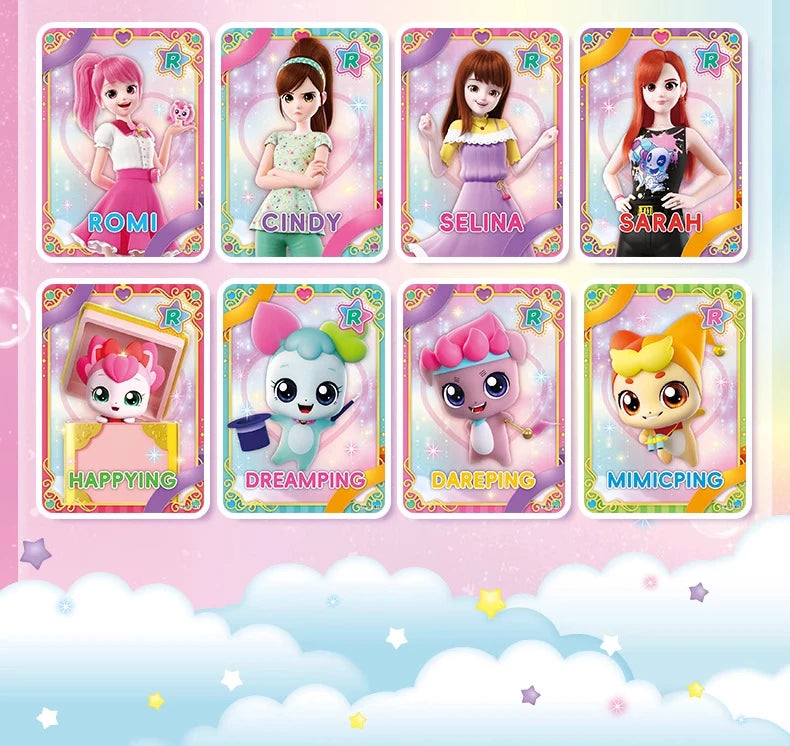 Kawaii Catch Teenieping  Teenieping Collection Card Mysterious Box Classic Tr Card Blind Box Colored Christmas Gift For Kids Toy
