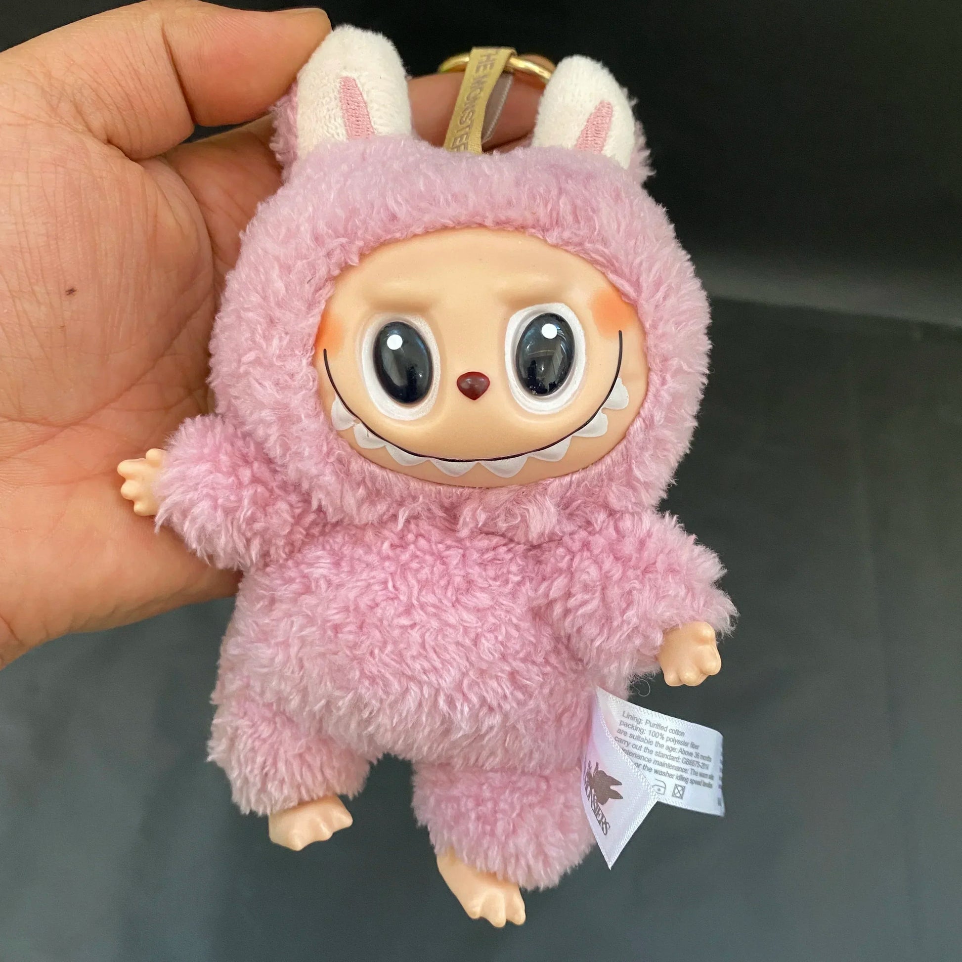 Mokoko Labubu The Monsters Vinyl Face Doll Heart-Moving Macaron Doll Blind Box Blind Bag Hanging Pendant Christmas Birthday Gift