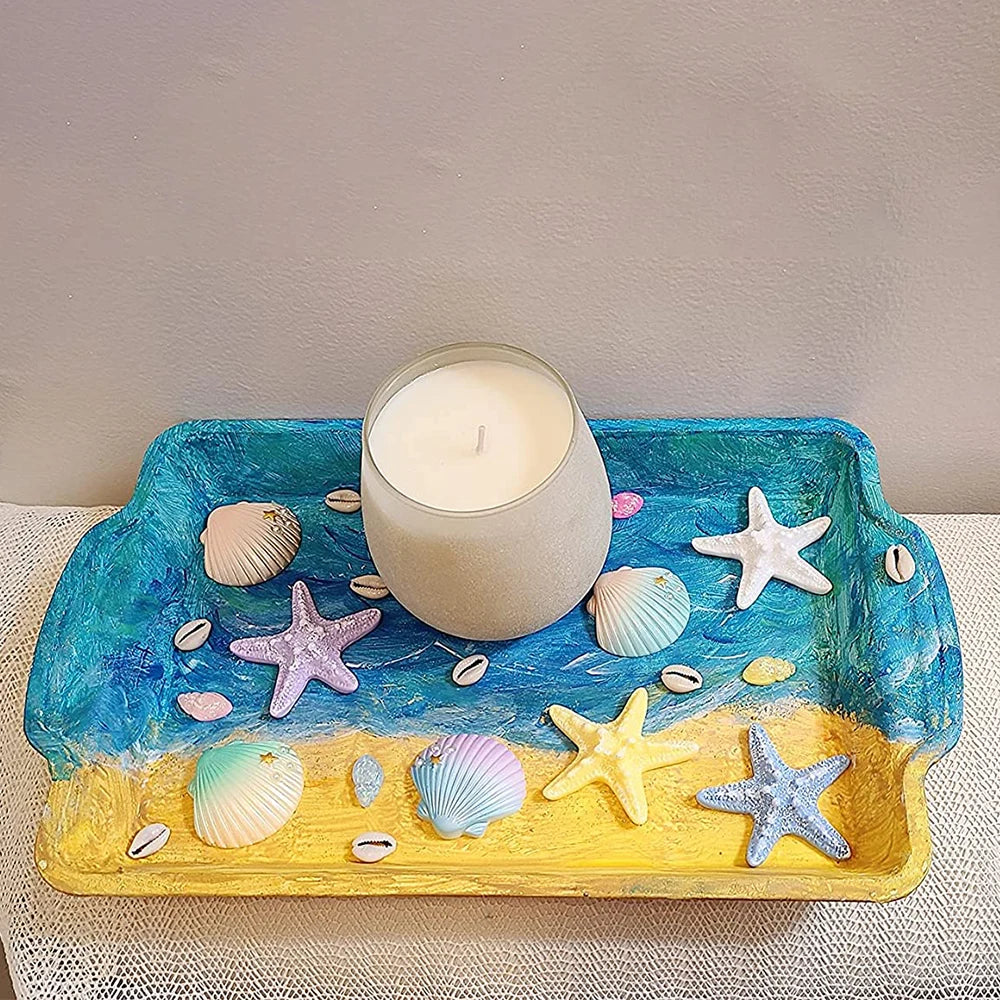 Birthday Cake Decor Mermaid Starfish Shell Cake Topper Fish Topper Under The Sea Cake Topper Ocean Theme Birthday Party Supplies