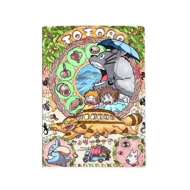 Anime Cartoon Passport Cover Women Girl ID Bank Card Address Holder Boarding Travel Accessories PU Leather Passport Case Wallet