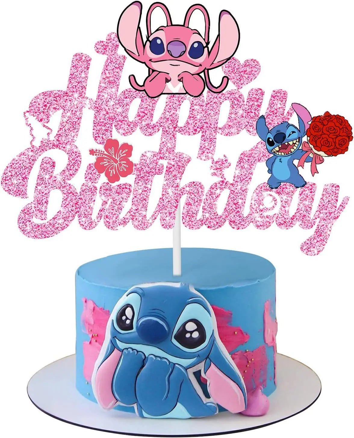 Stitch Birthday Party Decorations Tableware Cups Plates Tablecloth for Kids Foil Balloon Backdrop Lilo and Stitch Party Favors