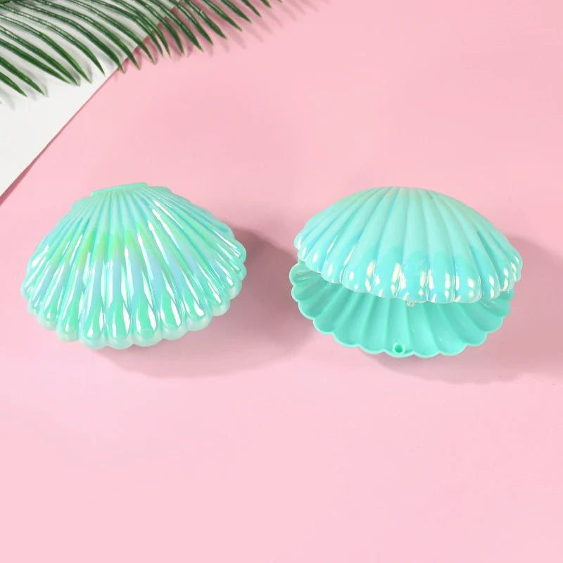 5/10pcs Shell Shaped Candy Gift Box Girls Mermaid Birthday Party Decor Wedding Baby Shower Favors Christmas Jewelry Storage Box
