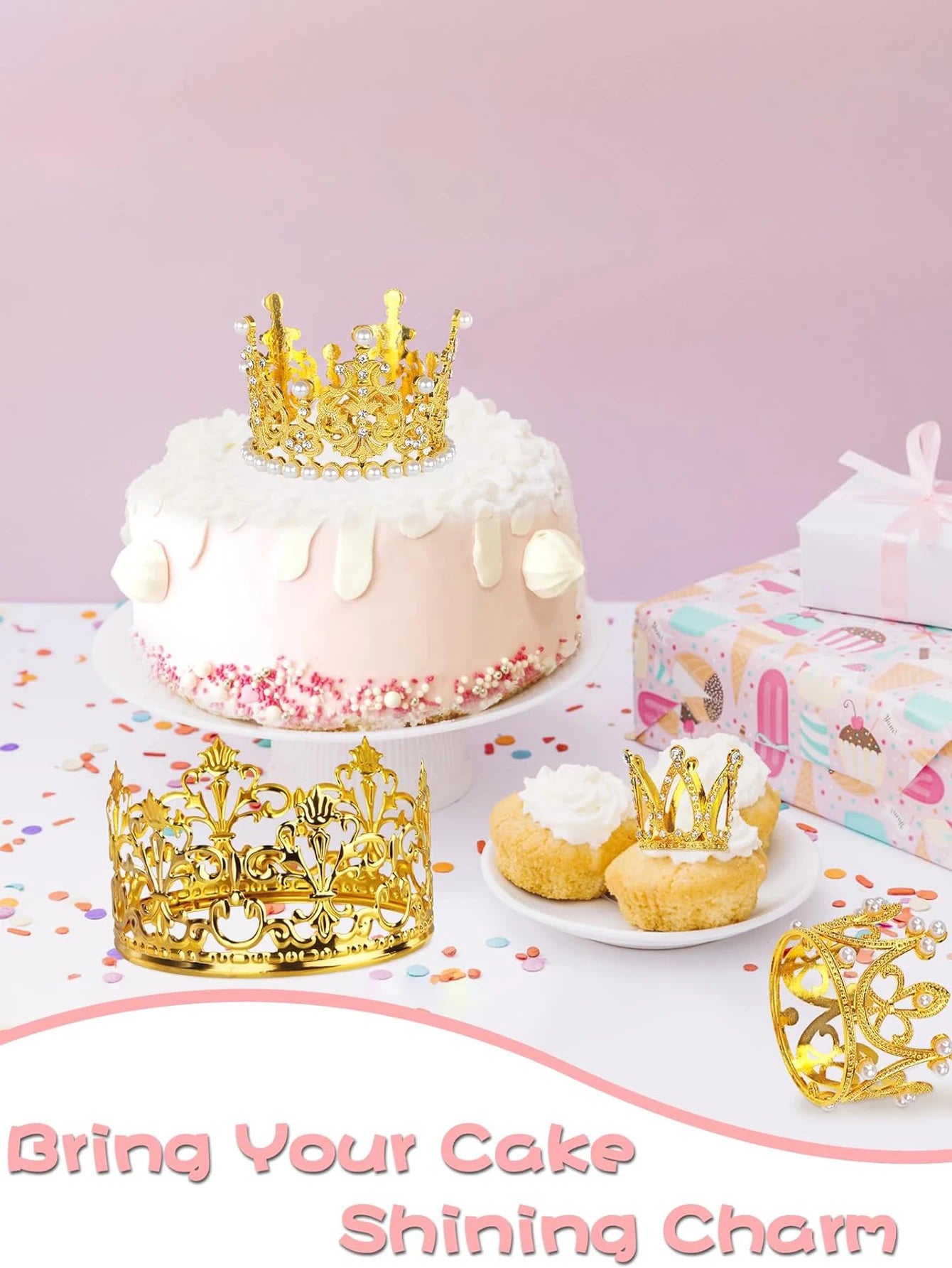 13pcs Pink Butterfly Cake Toppers Happy Birthday Cake Topper 3D Butterfly Decorations for Girls Shower Birthday Cake Decorations
