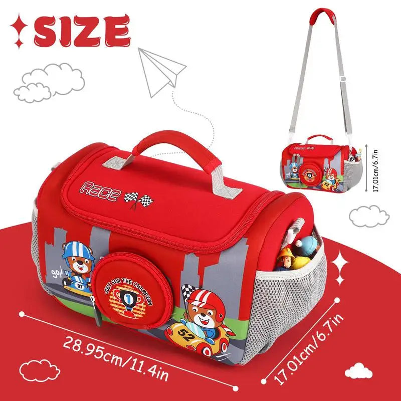 Musical Toy Storage Bag Travel Carrying Bag for Toniebox Organizer Case Storage Holder Box for Tonies Characters & Audio Player
