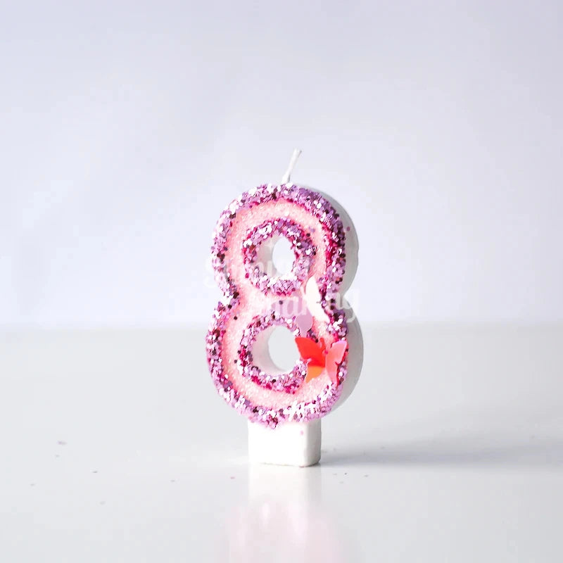 Sparklers Birthday Candle 1 Years Pink Unicorn Original Birthday Candles for Cake Blue Children's Birthday Candle