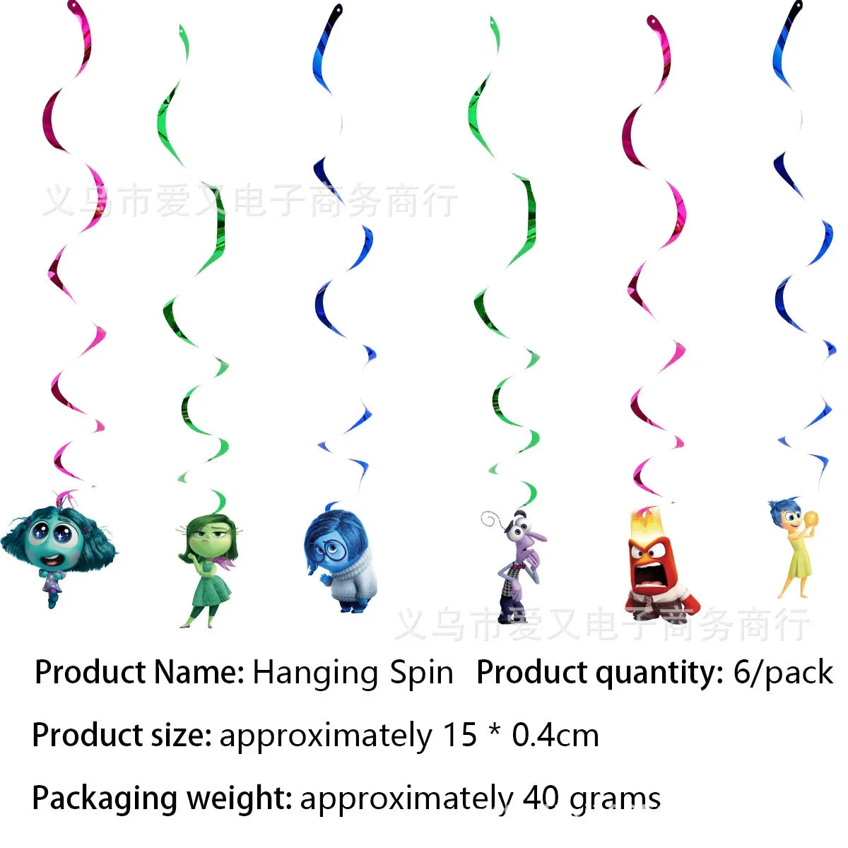 Inside Out 2 Happy Birthday Party Decoration Cartoon Theme Tableware Kit Balloons Joy Sadness Supplies Kids Boy Girl Gift Toys