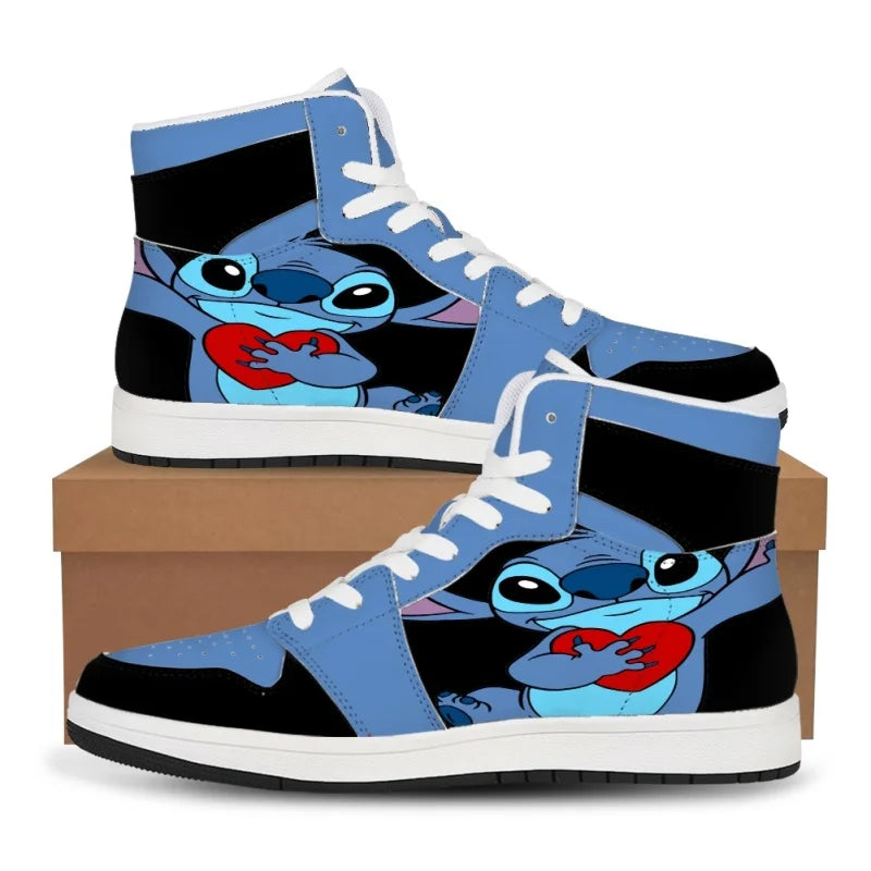Lilo & Stitch Sneakers Kawaii Cartoon Stitch Shoes boys girls Little Monster Pattern Shoes Fashion Casual Sports Shoes