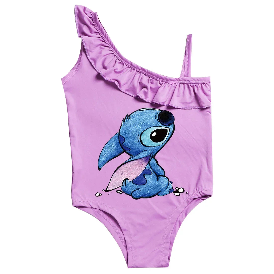 Girls Lilo Stitch Swimsuit One-Piece Swimwear Kid Stitch Princess Swimsuit Beachwear Children Clothes 3-10Years Birthday Gifts