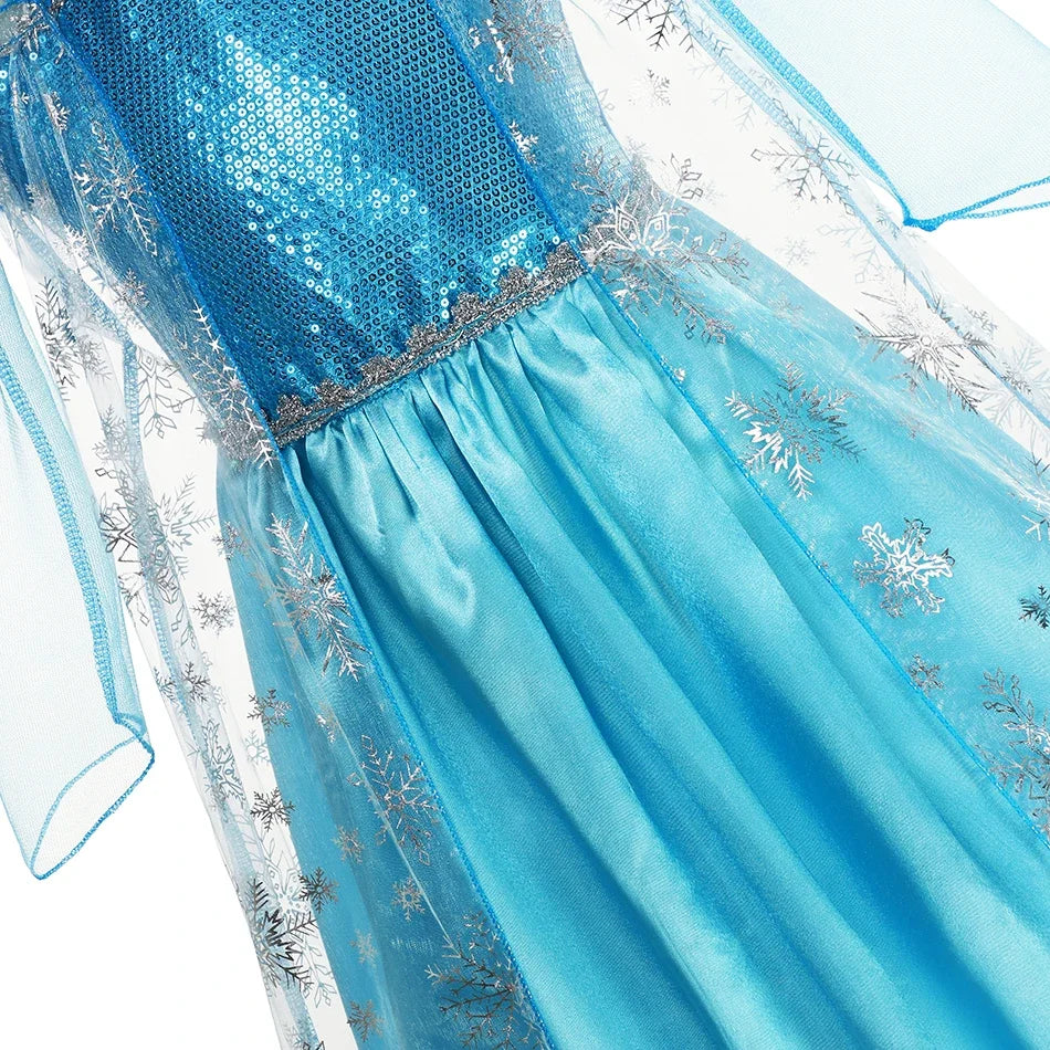 2025 Carnival Party Ball Dress, children's dress Princess dress, Cosplay Princess dress + accessories