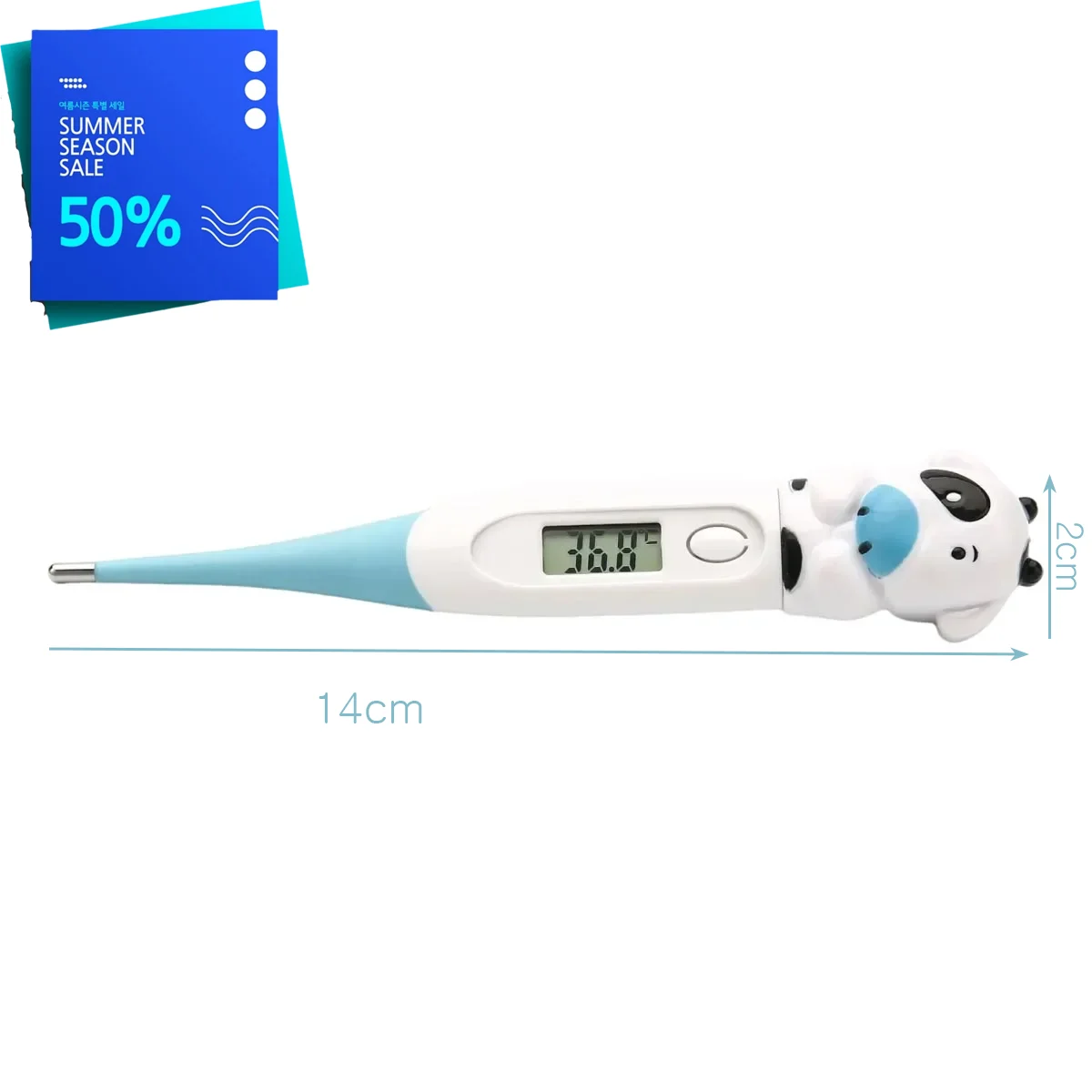 10 PCS Animal Cartoon Medical Thermometer Digital  Soft Head for Kids Child aldult fast Readings Ovulation High Accurate