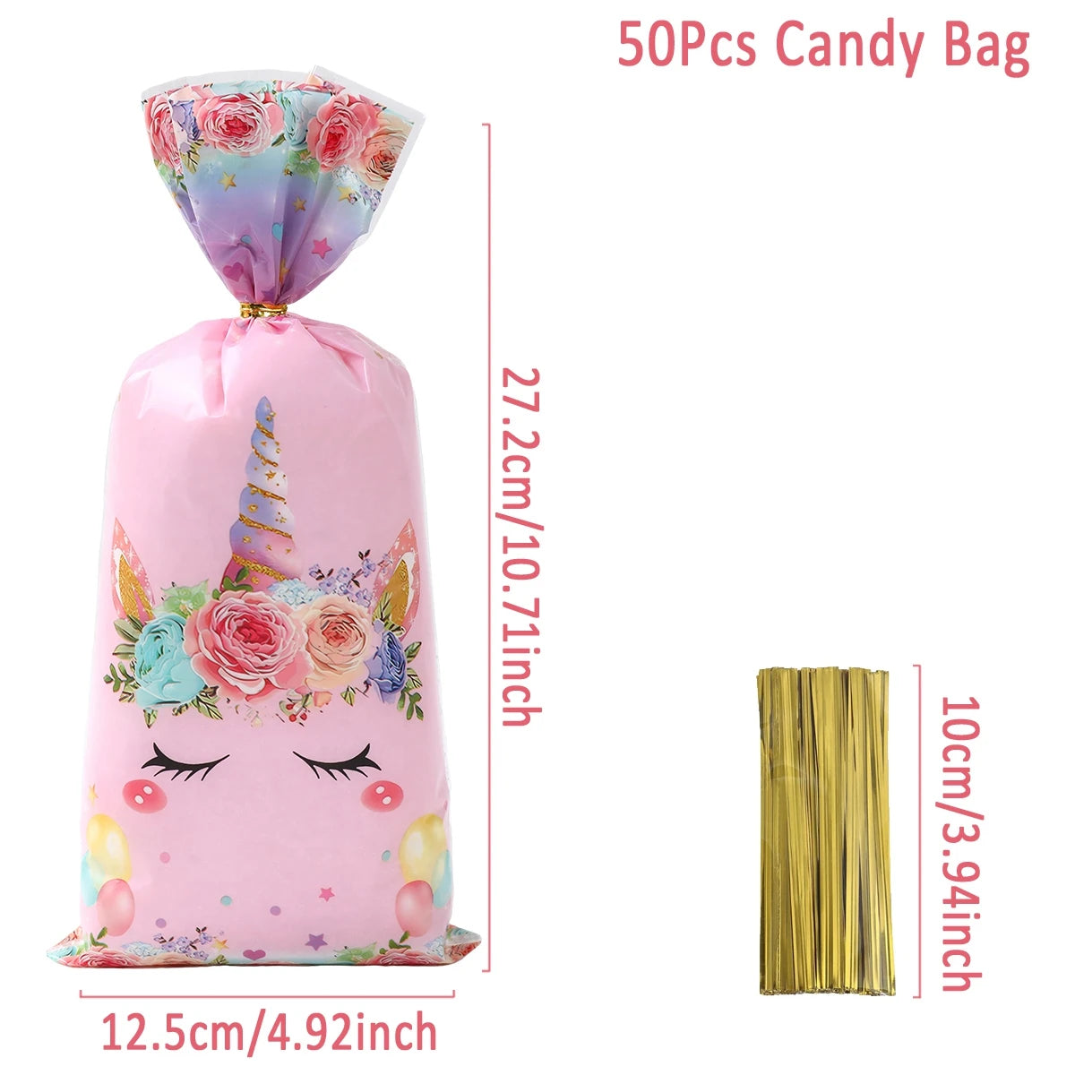 Rainbow Unicorn Handbag Candy Bag Happy 1st Birthday Party Decorations Kids Favors Gift Unicorn Box Baby Shower Girls Supplies