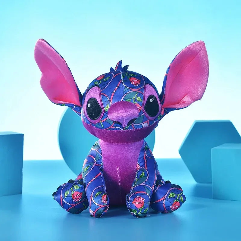 2024Disney 20cm Limited Edition Cloth Fleece Stich Colourful Stuffed Doll Cute Stitch Plush Anime Kid Birthday Gift Children Toy