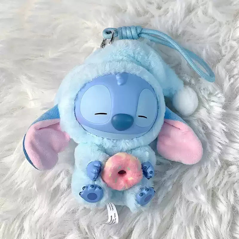 Genuine Stitch Eat Something Before Sleep Series Plush Blind Box Vinyl Toy Cute Doll Mystery Box Bag Pendant Decor for Girl Gift
