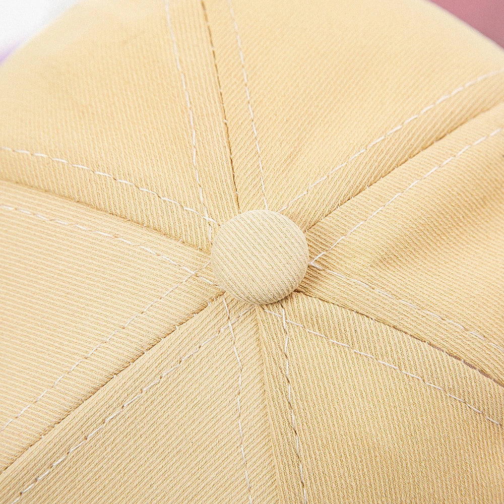 1pcs 2024 New   Fashion Candy Color Kids Baseball Cap  Sun Protection Adjustable Travel Children Baseball Cap