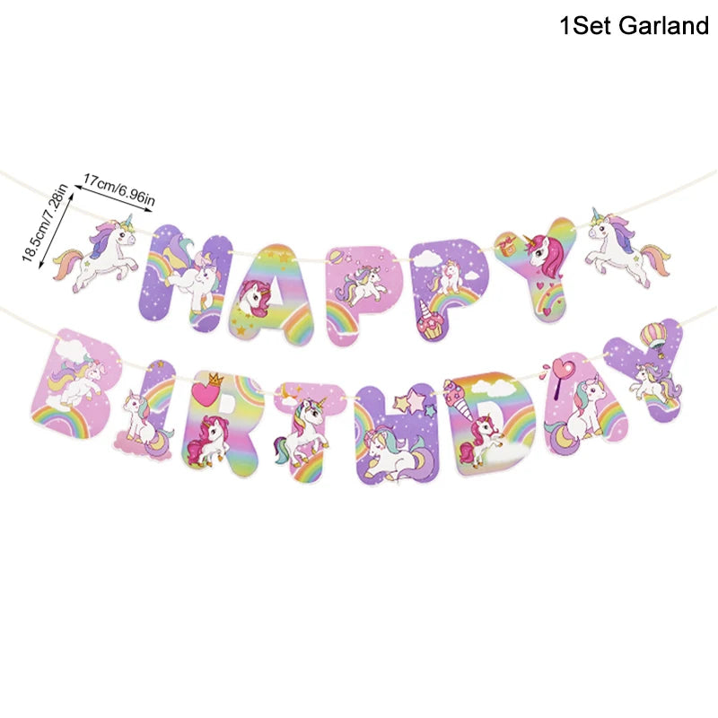 Large Standing Unicorn Foil Balloons for Kids Girls Unicorn Birthday Party Decoration Elephant Animal Balloon Baby Shower Favors
