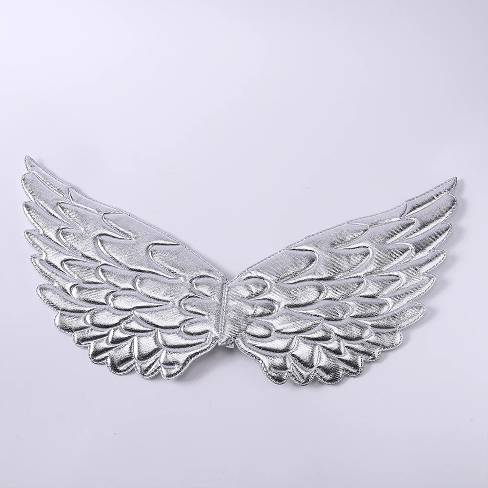 Cute Unicorn Theme Wings Rainbow Little Girls Angel Wings Baby Shower Kids Birthday Party Decoration Prom Performance Cosplay