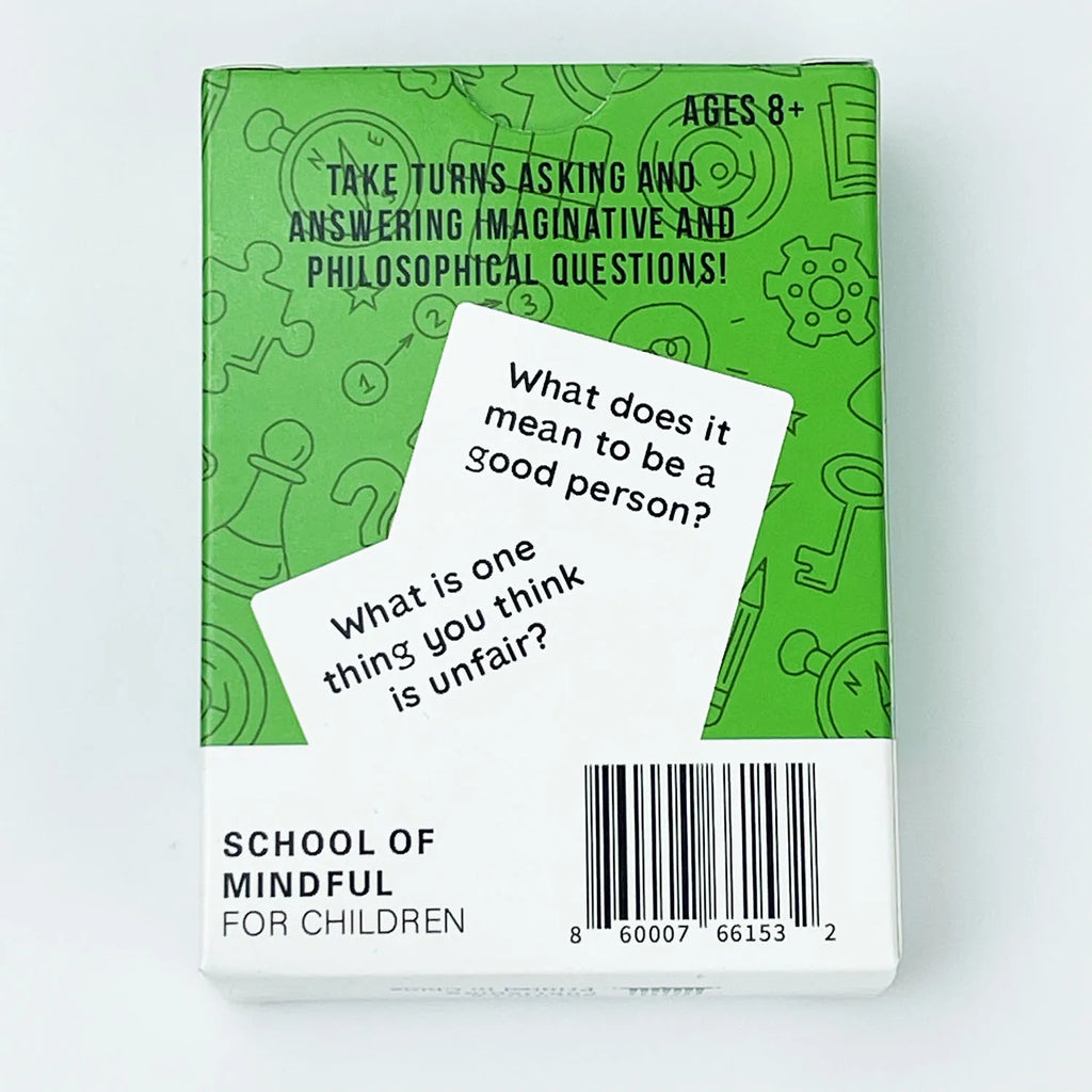 Mindfulness Game for Kids - 50 Mindfulness Activities for Kindness, Focus and Calm Mindful Talk Cards for Children and Parents C