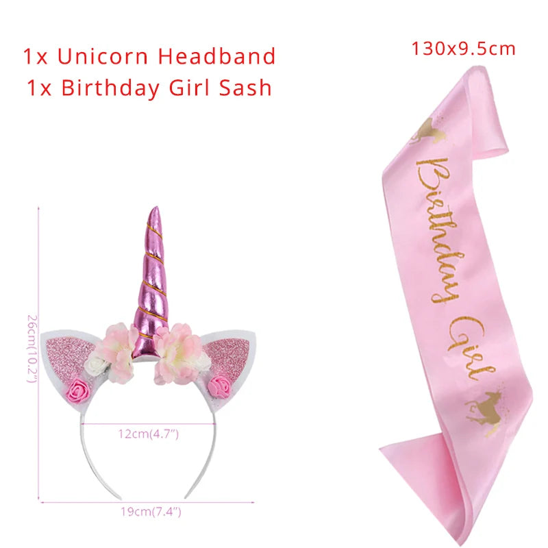 Unicorn Birthday Decorations for Girl Plate Napkin Cup cake topper Unicorn Party Supplies Kids Birthday Party Decor Baby Shower