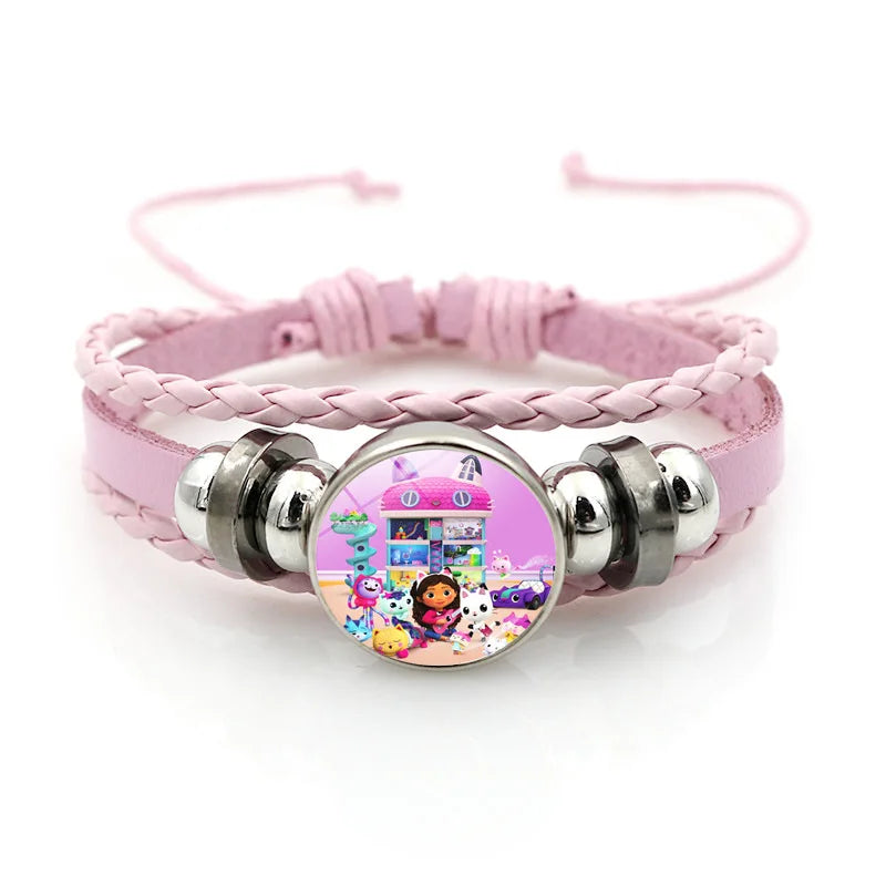 Gabby Dollhouse Bracelet Anime Cartoon Character Derivative Peripherals Bangles Cute Bracelets Baby Show Birthday Christmas Gift