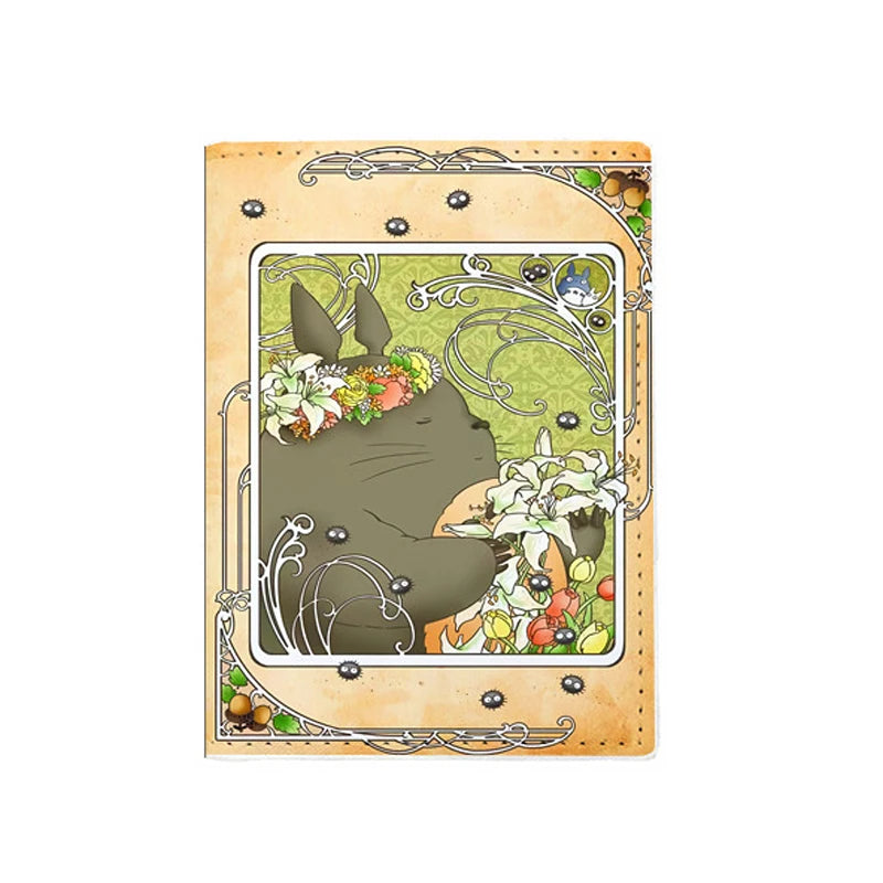 Anime Cartoon Passport Cover Women Girl ID Bank Card Address Holder Boarding Travel Accessories PU Leather Passport Case Wallet