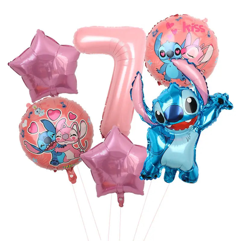 Lilo And Stitch Birthday Decorations Stitch Birthday Girl Party Decor Supplies Balloons Backdrop Banner Plates Cups Tablecloth