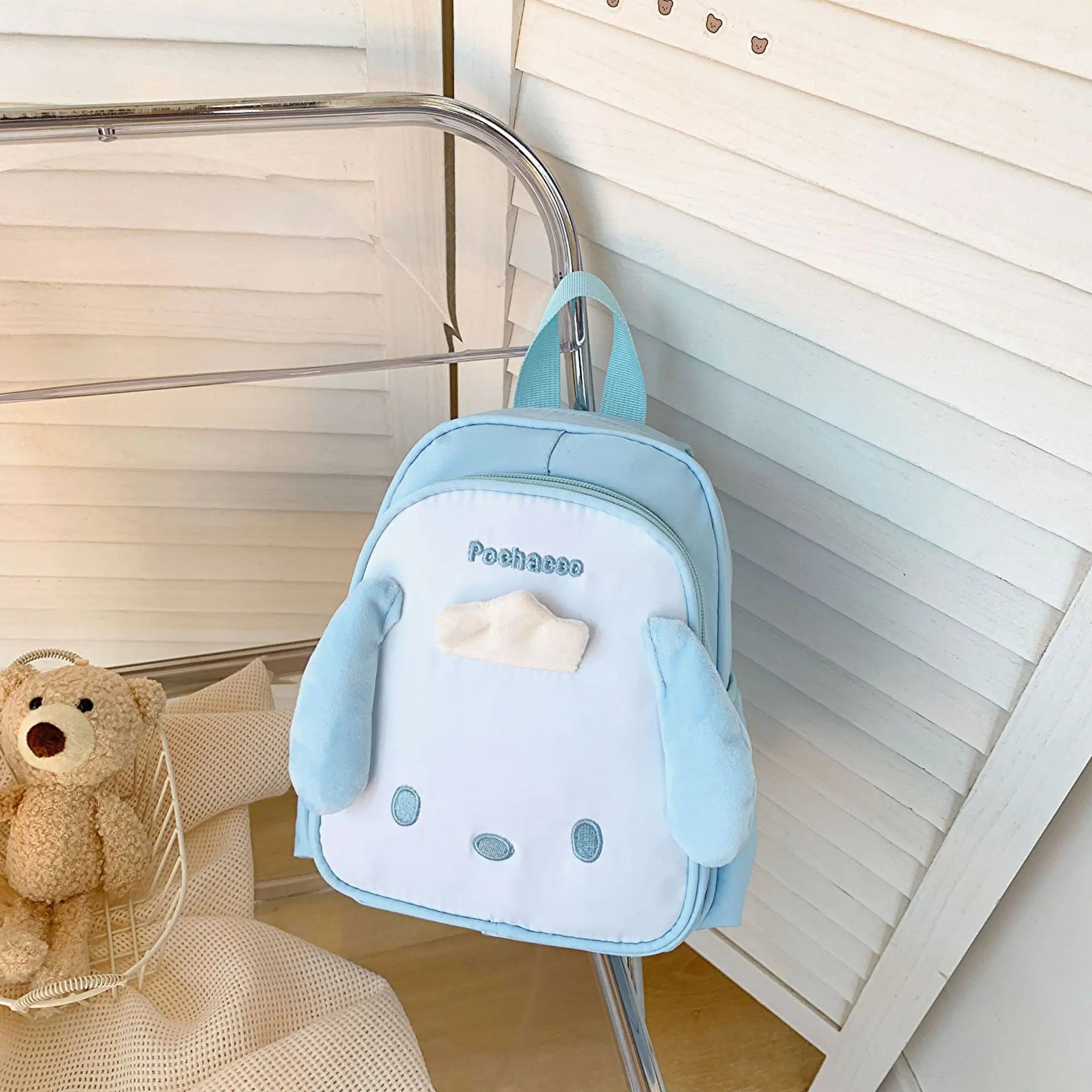 Sanrio Cinnamoroll Backpack Melody Crossbody Bag Kids Storage Backpack Travel Packsack Anime Peripheral Girls Holiday Gifts
