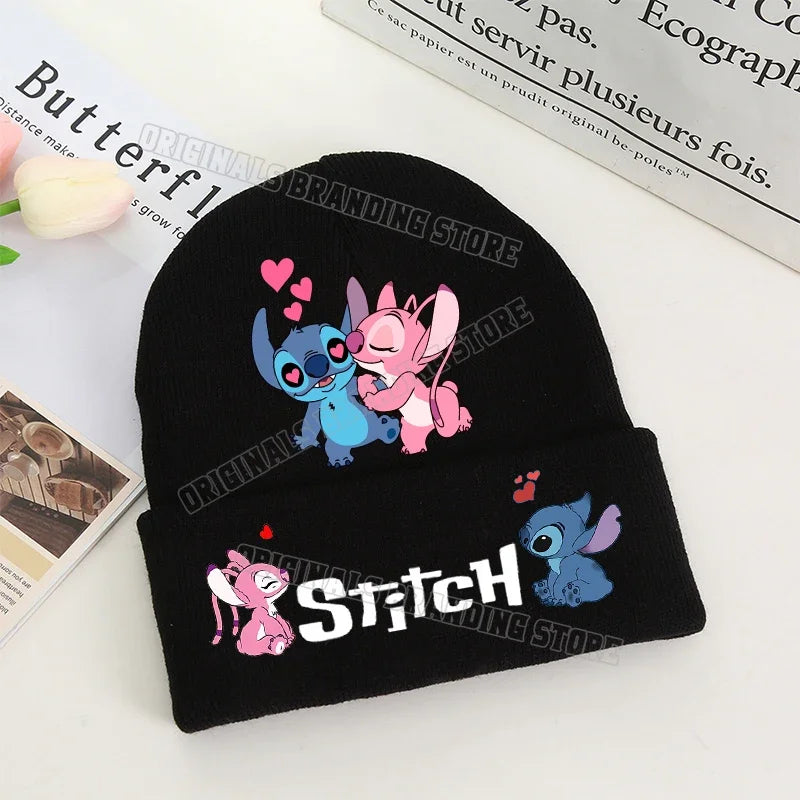 Stitch Winter Hats for Women Men Beanies Knitted Solid Cute Hat Girls Autumn Female Beanie Caps Warmer Bonnet Ladies Casual Cap