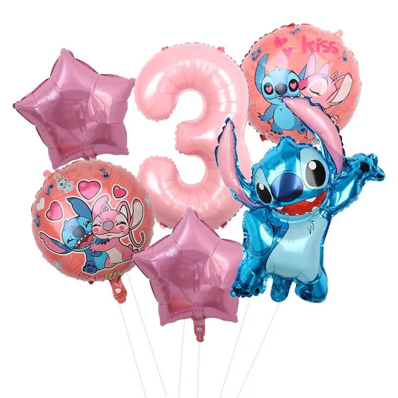 Lilo And Stitch Birthday Decorations Stitch Birthday Girl Party Decor Supplies Balloons Backdrop Banner Plates Cups Tablecloth