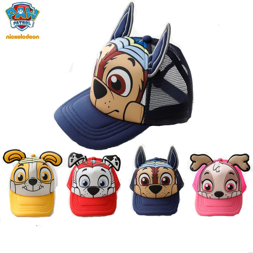 Genuine Paw Patrol Cartoon Child Baseball Cap Hip Hop Mesh Sun Protection Sun Hat Boys Girls Caps Snap back Hats Sports Hat