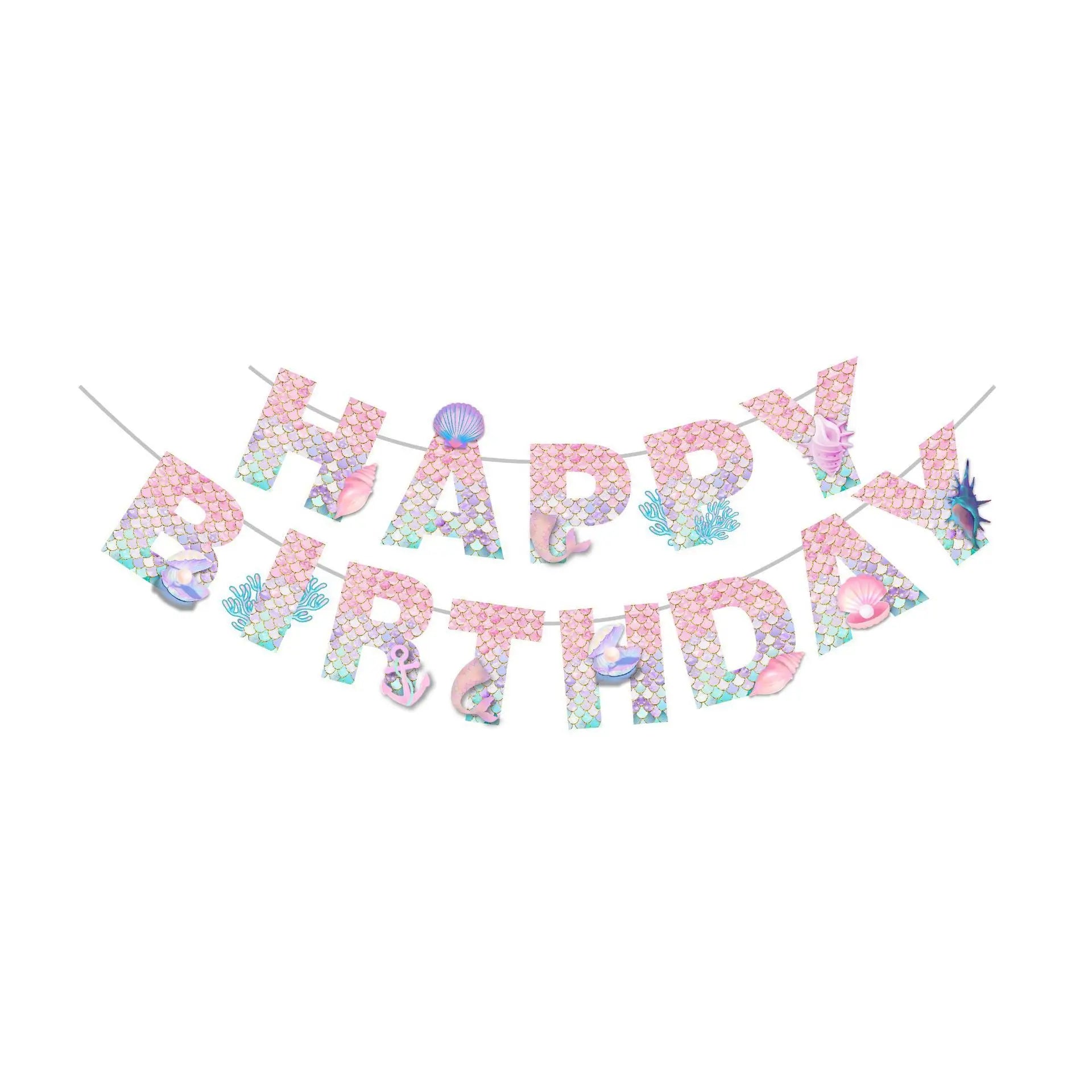 Standing Aluminum Film Smile Mermaid Balloon Children Birthday Partry Decor Supplies Lovely Surprise Toy Baby Shower Balloon