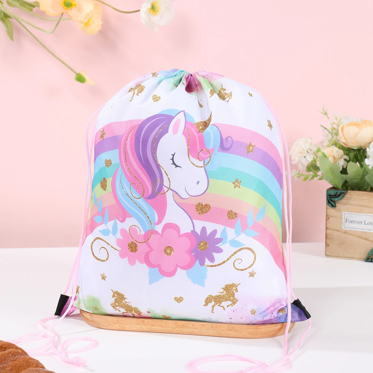 Rainbow Unicorn Disposable Tableware Happy 1st Birthday Party Decorations Kids Favors Gifts Unicorn Baby Shower Girls Supplies