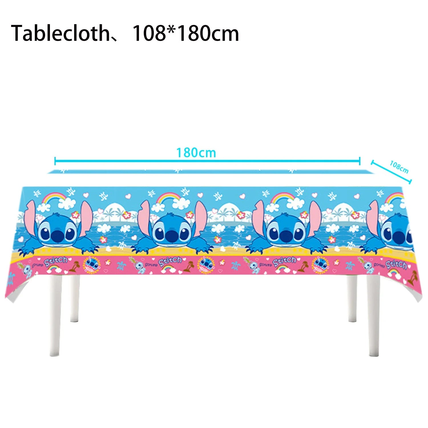 Lilo Stitch Party Tablecloth Stitch Party Decorations Stitch Happy Birthday Events Party Table Cover Kids Boys Girls Favors