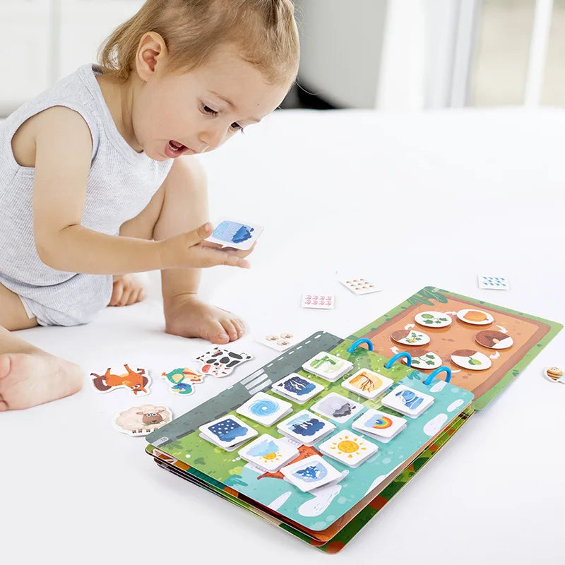 Montessori Busy Book For Kids 2 3 4 Years Preschool Kids Learning Toys Toddlers Activity Book Montessori Baby Toys Book