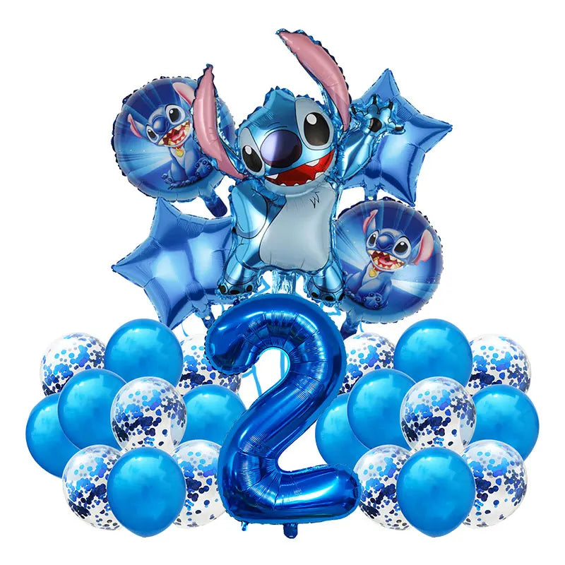 NEW Lilo And Stitch Birthday Party Decoration Tableware Balloon Cup Plate Banner Backdrop Lilo Stitch Theme Party Supplies Favor