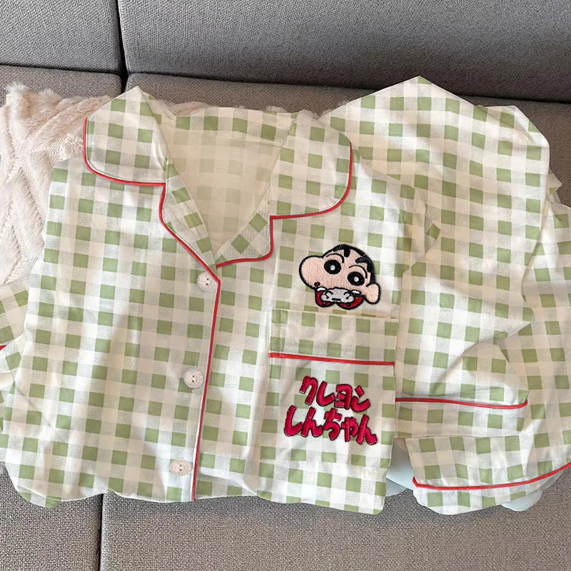 New Anime Sanrio Short Pajamas Hello Kitty Kuromi Kawaii Cartoon Loose Sleepwear Pajamas Sets Short Clothes Girl Birthday Gifts