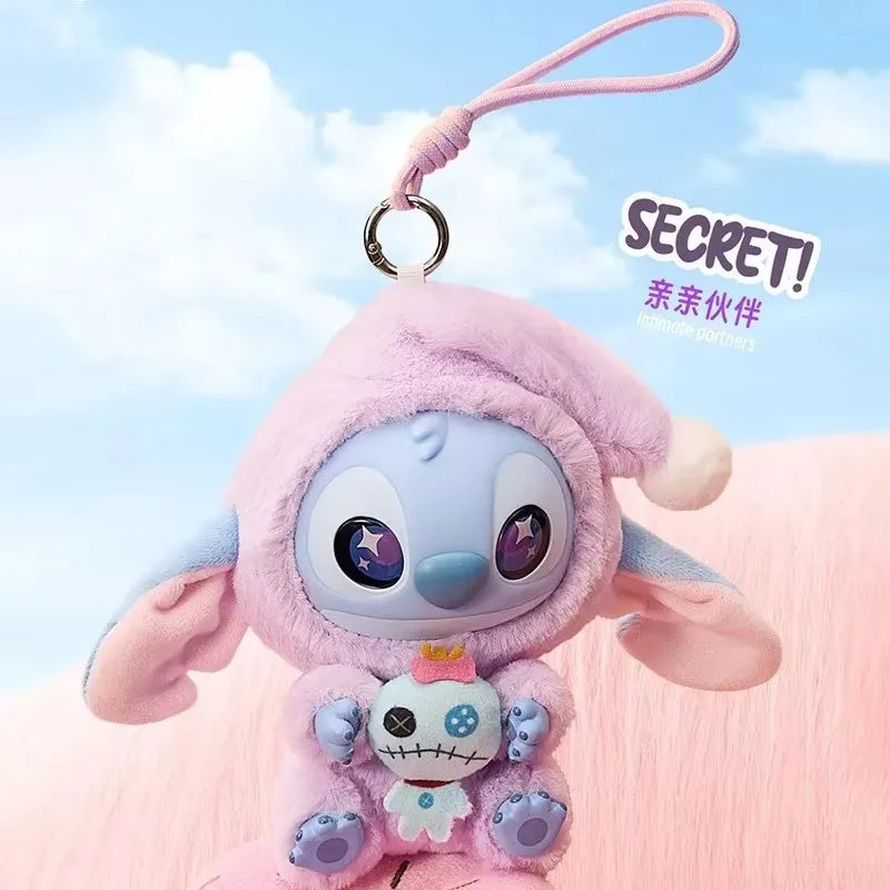 Genuine Stitch Eat Something Before Sleep Series Plush Blind Box Vinyl Toy Cute Doll Mystery Box Bag Pendant Decor for Girl Gift