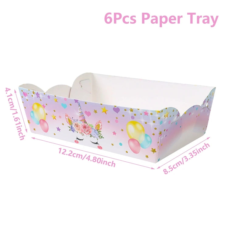 Unicorn Snack Boxes Rainbow Unicorn Birthday Party Decoration Wedding Girls Birthday Party Supplies  Baby Shower Decoration