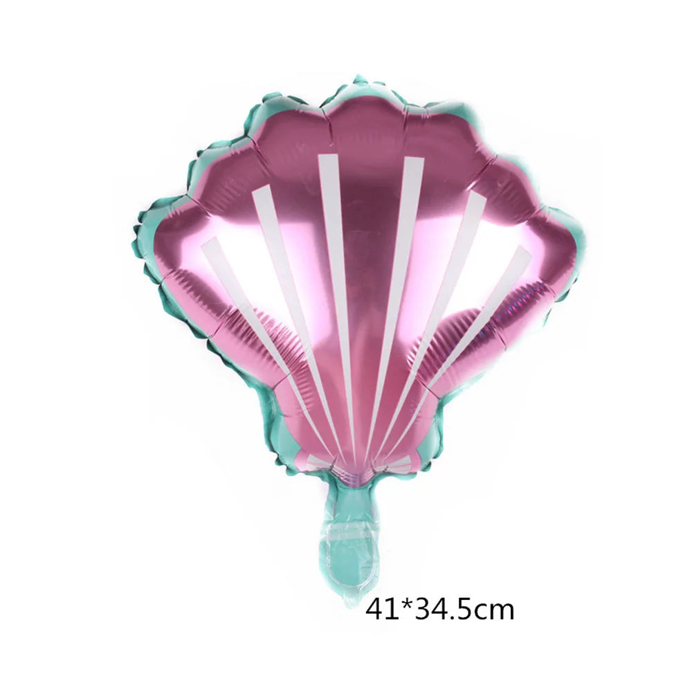 Standing Aluminum Film Smile Mermaid Balloon Children Birthday Partry Decor Supplies Lovely Surprise Toy Baby Shower Balloon