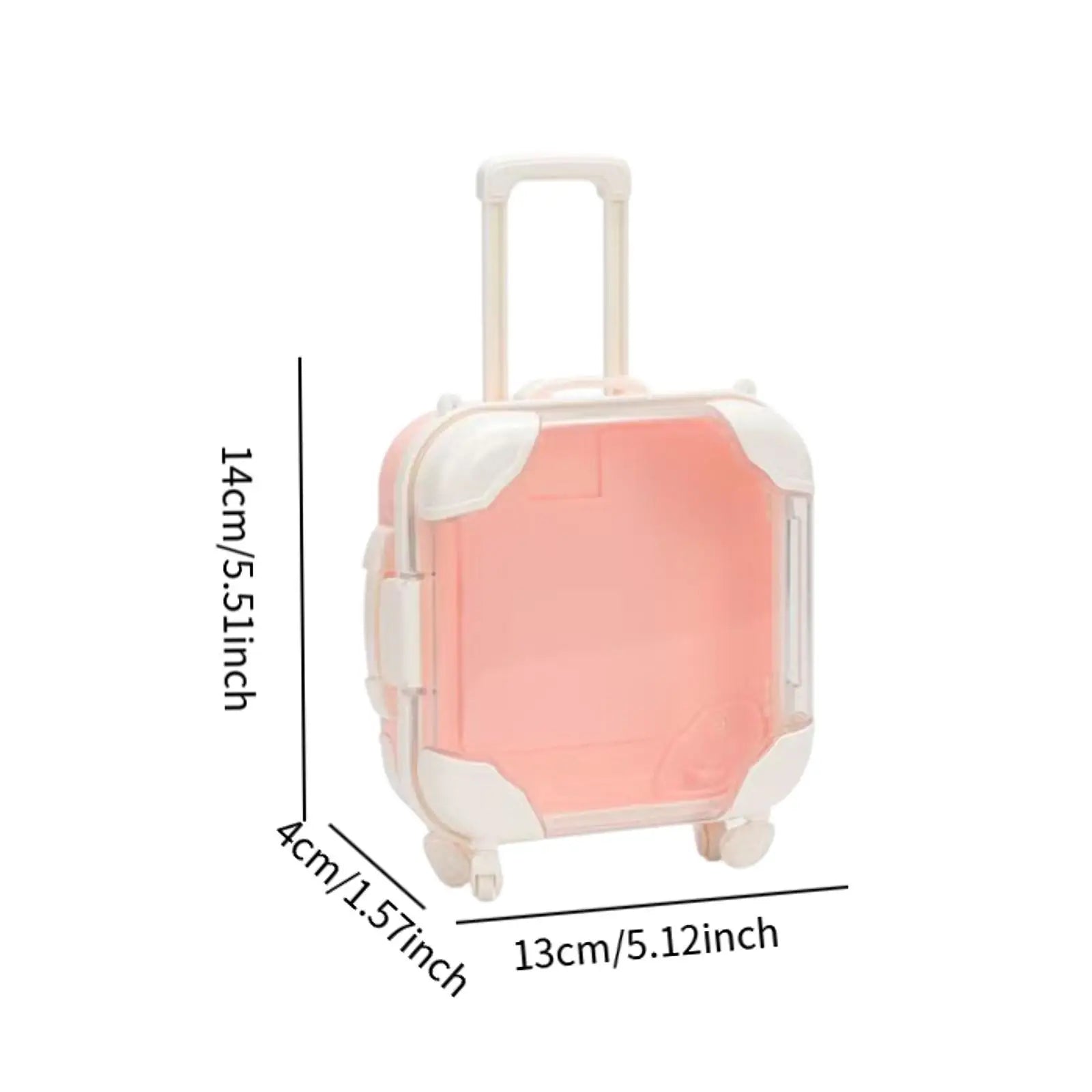 Doll Suitcases Box Cute Doll Travel Luggage for Party Favor Boys Girls Kids