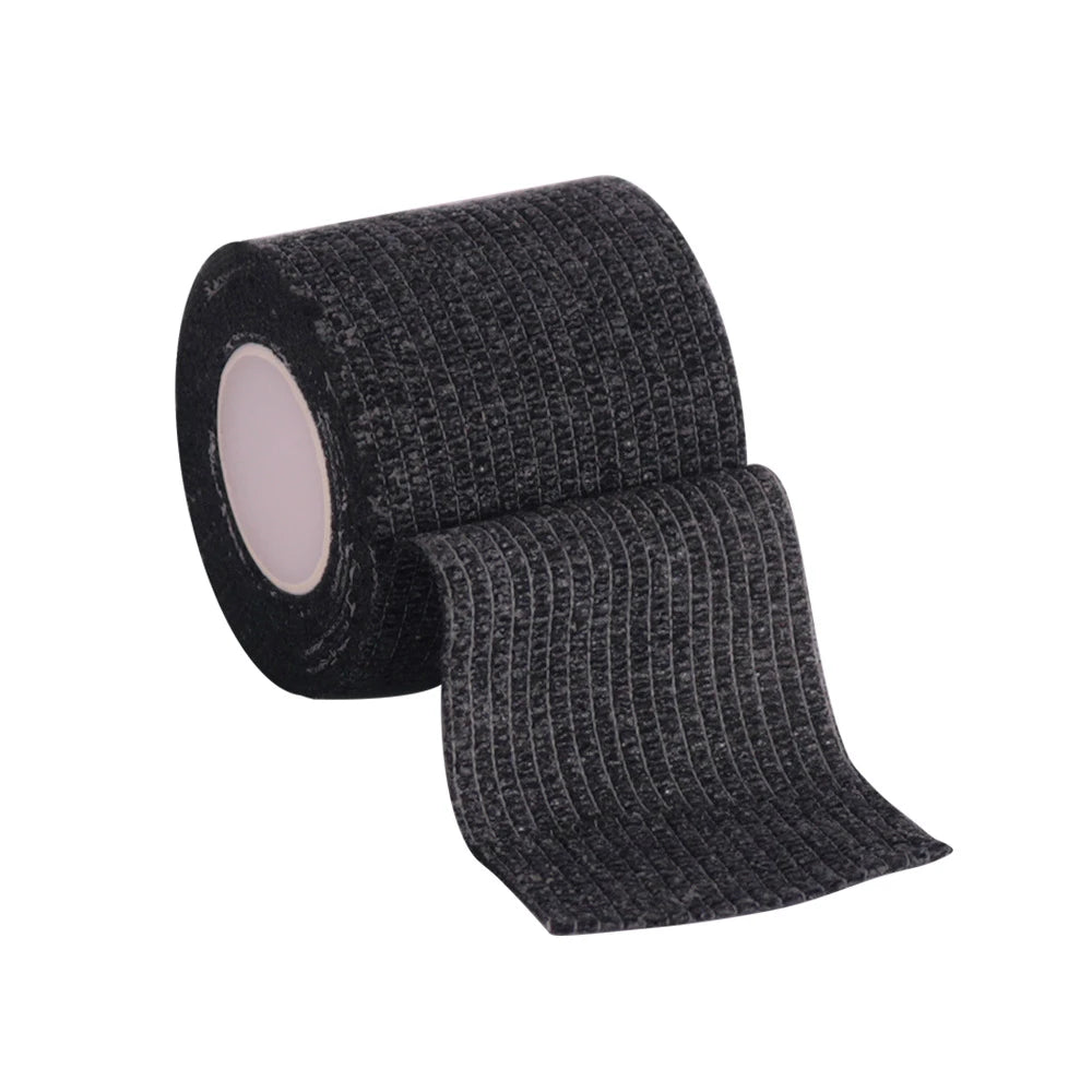 1Roll 2.5/5/10cm*4.5m Gauze Medical Bandage Self-adhesive Breathable Elastic Bandages for Sports Fixing Finger Wrist Leg Tapes