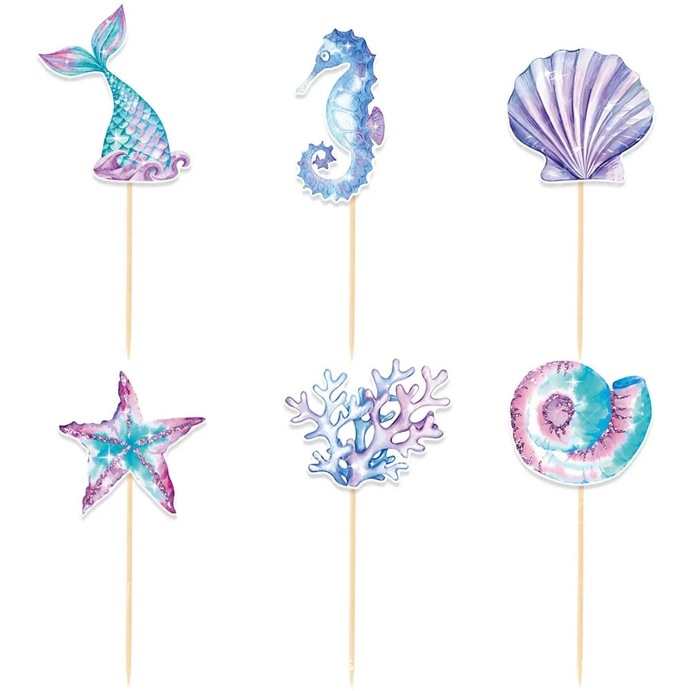 Mermaid Birthday Balloons Set 32inch Purple Number Shell Foil Ballon Girls Happy Little Mermaid 1st 2nd 3rd 4th Birthday Balloon