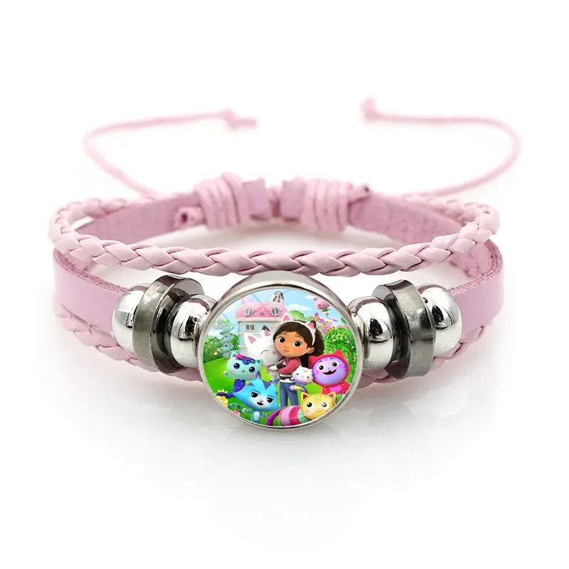 Gabby Dollhouse Bracelet Anime Cartoon Character Derivative Peripherals Bangles Cute Bracelets Baby Show Birthday Christmas Gift