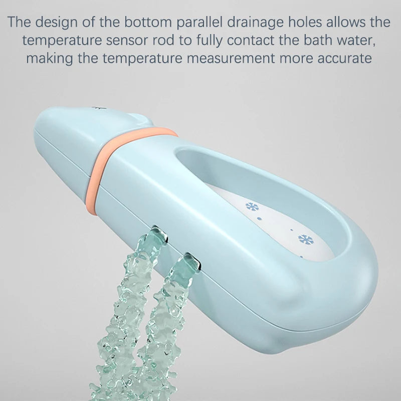Baby Bath Thermometer Cute Bear Kids Bathtub Safety Bathing Floating Toys Upgraded Sensor Shower Water Temperature Gauge