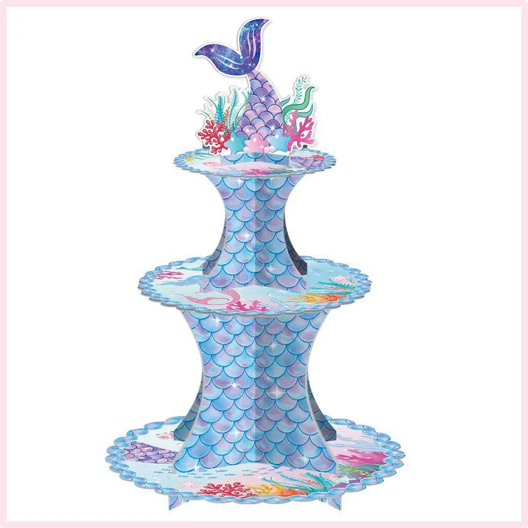 Mermaid Birthday Party Decorations Balloon Tableware Tablecloth Hanging Banner Party Decorations For Child Favors Supplies Kit